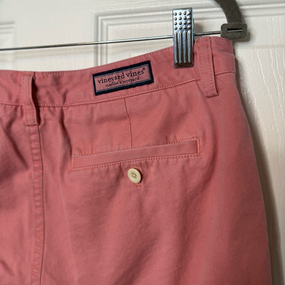 Vineyard Vines Men’s Island Chino Pant Size 32 x 30 Salmon Pink Color GUC - Picture 3 of 5